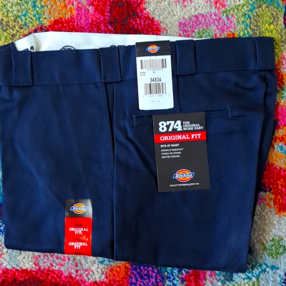 Dickies 874 Original Fit Pants Dark Navy 34 x 34
